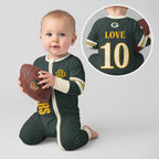 Green Bay P. JL10 Football!! Inspired Bamboo Convertible Zippy