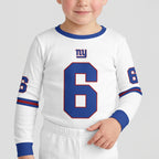 Giants Football! Inspired Bamboo Two Piece Long Sleeve Pajama Set