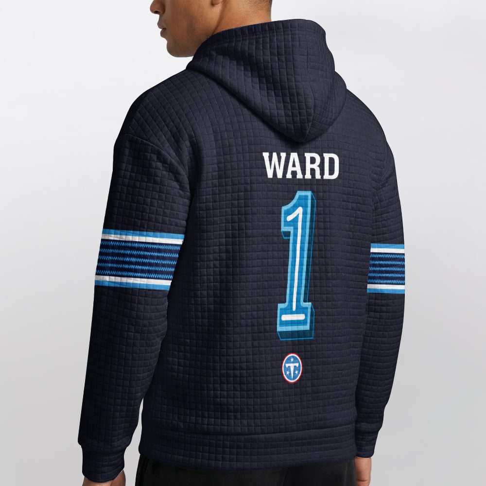 Tennessee T. Rivalries Ward 1 Football Waffle Hoodie