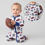 Bills Football x Beast Inspired Bamboo Convertible Zippy