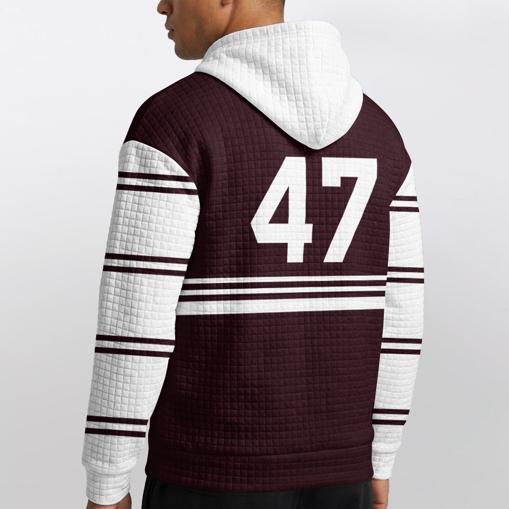 Manly Warringah 47 Waffle Hoodie