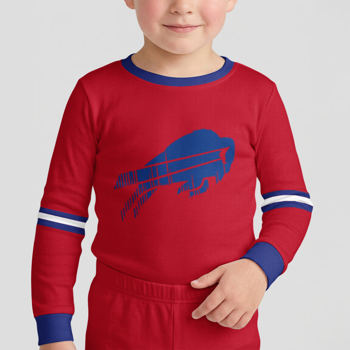 Buffalo Football Joshua 17! Inspired Bamboo Two Piece Long Sleeve Pajama Set