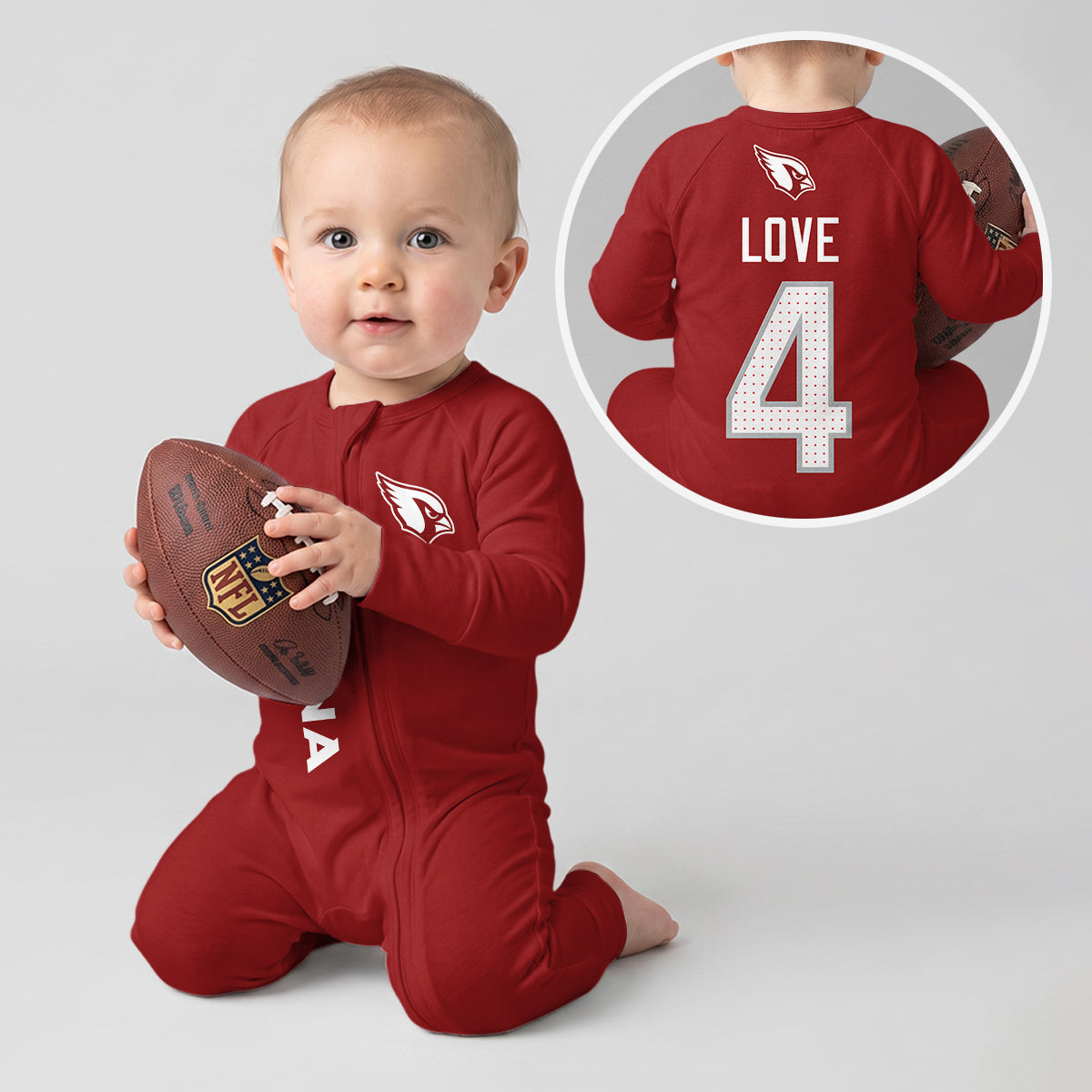 Arizona Cardinals Football!! Inspired Bamboo Convertible Zippy