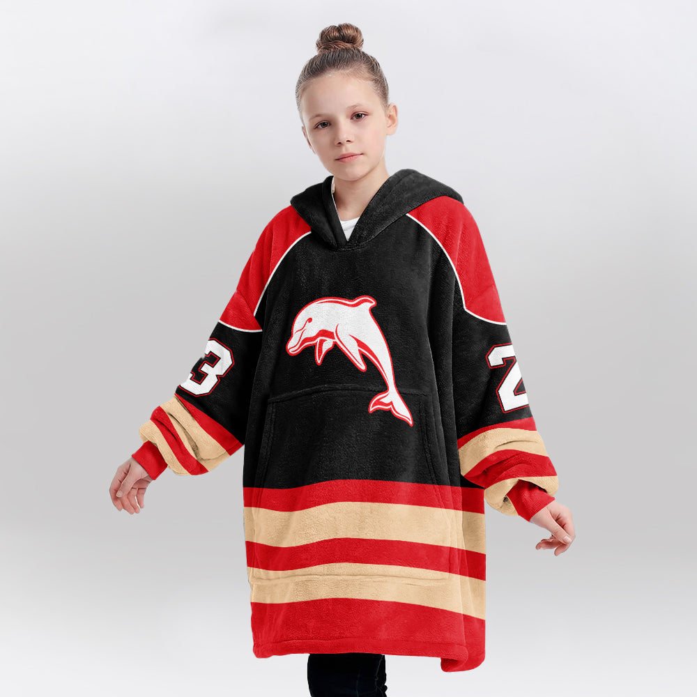 Dolphins Unisex Blanket Hoodie