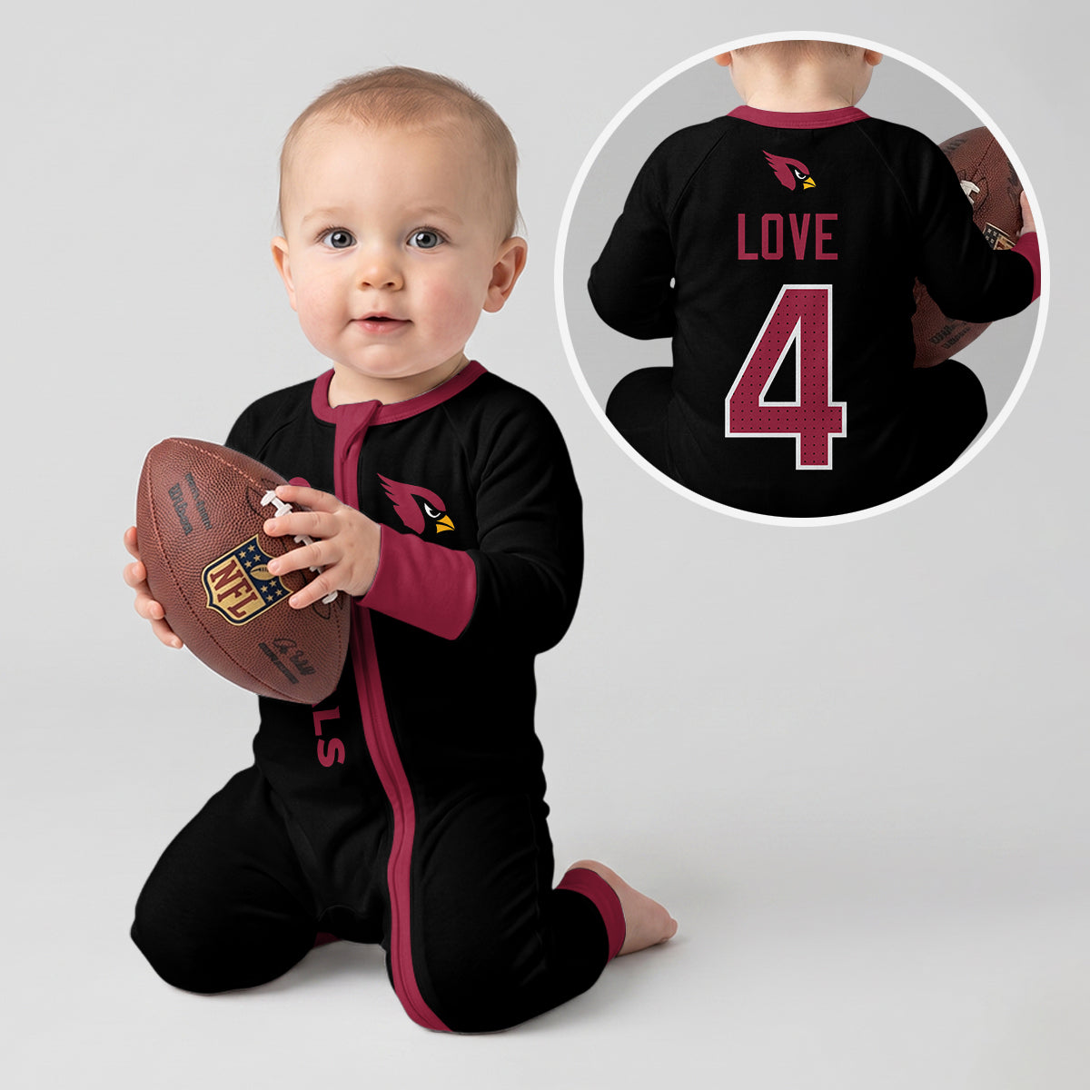 Arizona Cardinals Football!! Inspired Bamboo Convertible Zippy