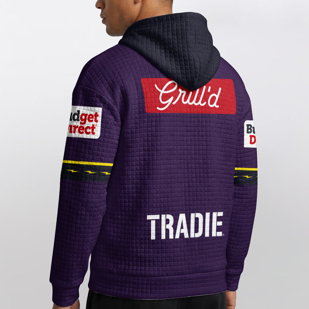 Melbourne Unisex Home Waffle Hoodie