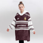 Manly Warringah Unisex Blanket Hoodie