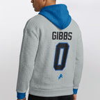 Detroit Lions Rivalries Jahmyr Gibbs 0 Football Waffle Hoodie