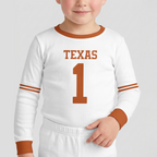 Texas Longhorns Football!! Inspired Bamboo Two Piece Long Sleeve Pajama Set