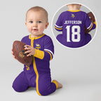 Vikings Football JJ 18 Inspired Bamboo Convertible Zippy