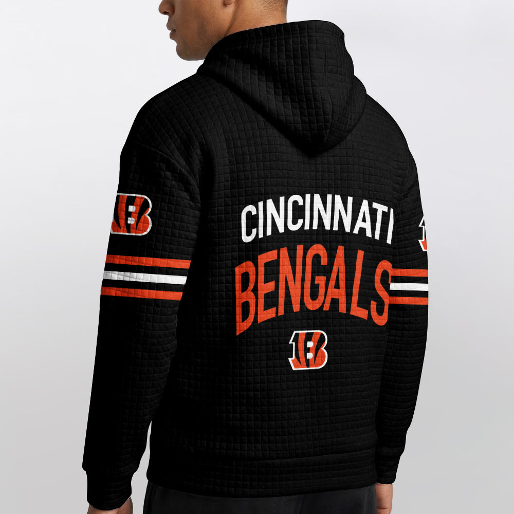 Cincinnati B. Football Waffle Hoodie