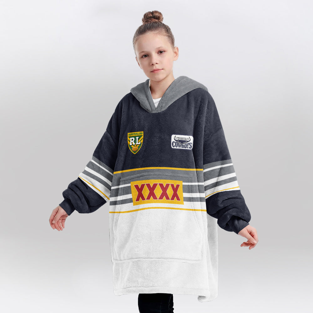 North Queensland 1995 Retro Blanket Hoodie