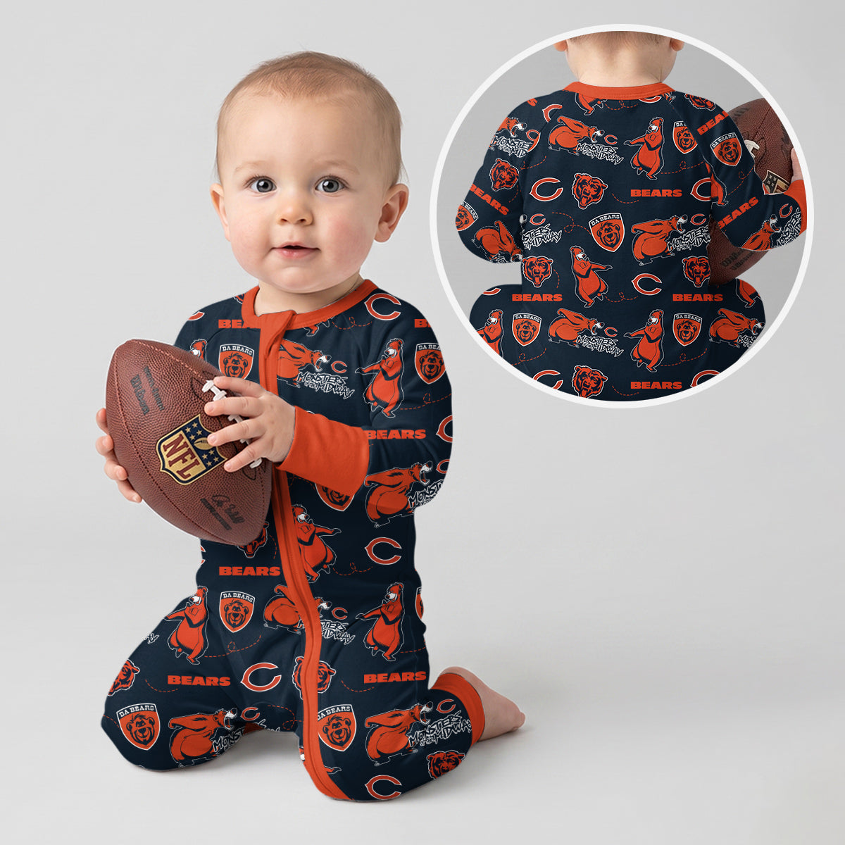 Chicago Football x B. Inspired Bamboo Convertible Zippy