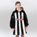 Collingwood Football Blanket Hoodie