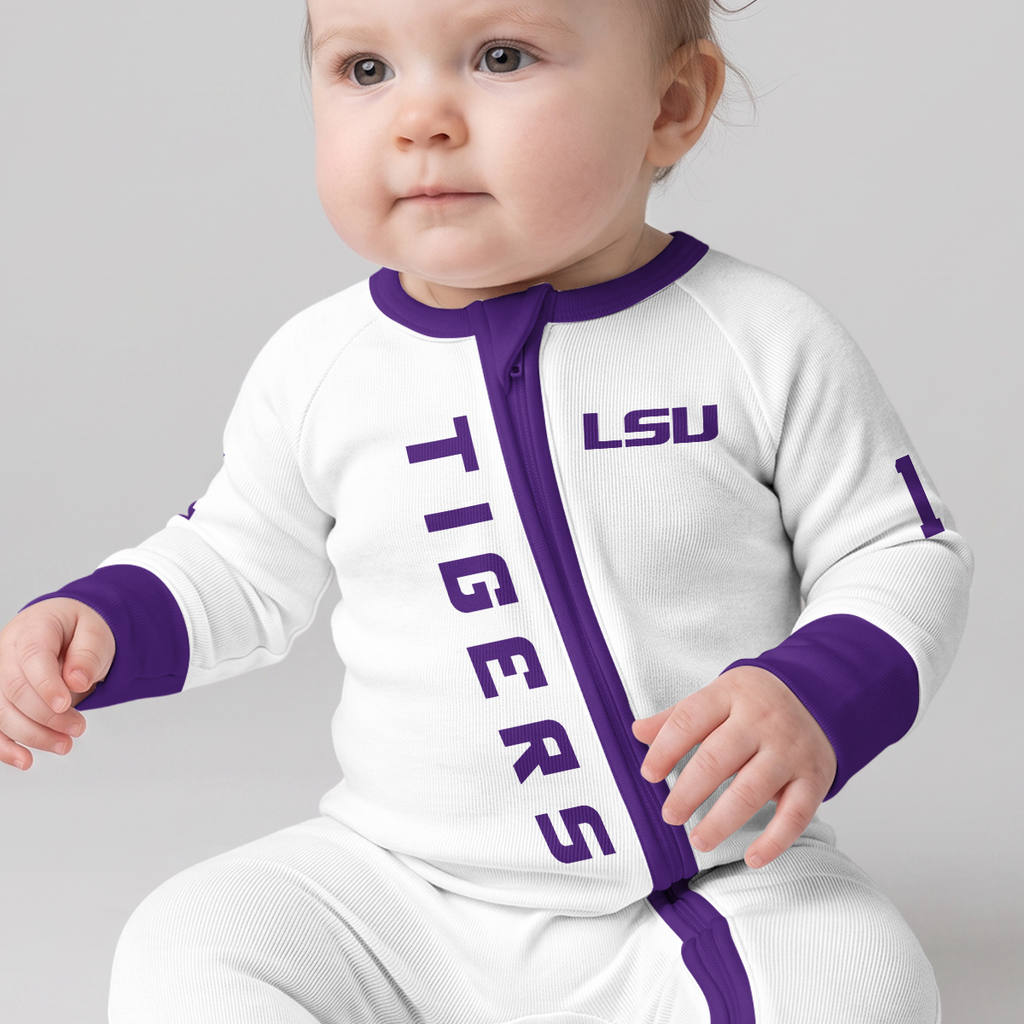 L.S.U.T Football! Inspired Bamboo Convertible Zippy For Kid