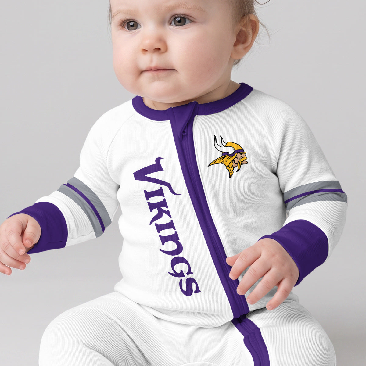 Vikings Football JJ 18 Inspired Bamboo Convertible Zippy