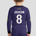Baltimore RV Football JS 8! Inspired Bamboo Two Piece Long Sleeve Pajama Set