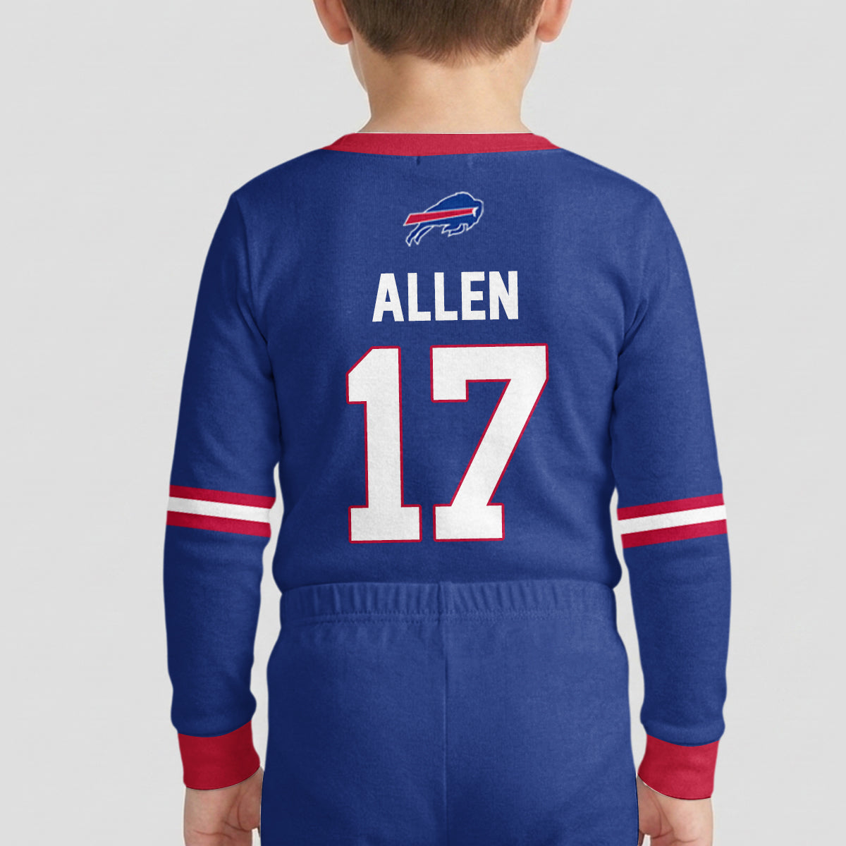 Buffalo Football Joshua 17! Inspired Bamboo Two Piece Long Sleeve Pajama Set