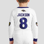 Baltimore RV Football JS 8! Inspired Bamboo Two Piece Long Sleeve Pajama Set