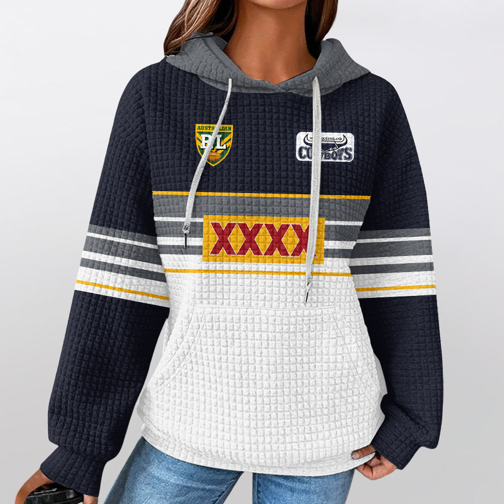 North Queensland 1995 Unisex Waffle Hoodie