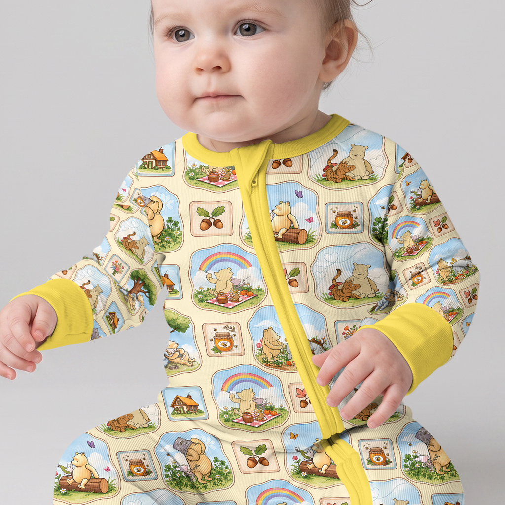 Silly Bear and Friends Bamboo Convertible Zippy