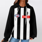 Collingwood Football 10 Pendlebury Waffle Hoodie