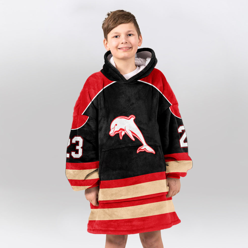 Dolphins Unisex Blanket Hoodie