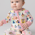 Preppy Magical Wonderland  Bamboo Convertible Zippy