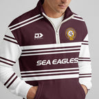 Sea Eagles Quarterzip Waffle Sweatshirt