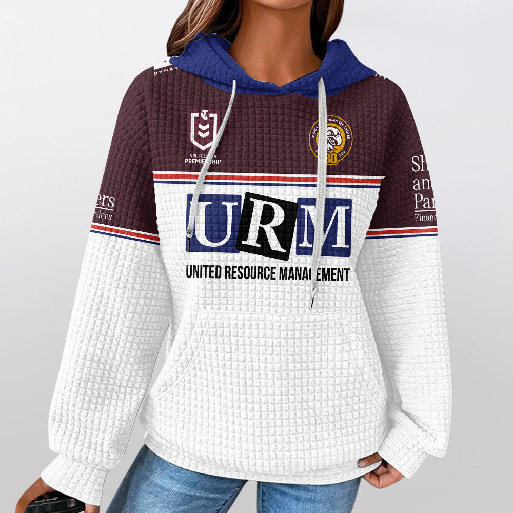 Manly Warringah Trbojevic 1 Home Waffle Hoodie