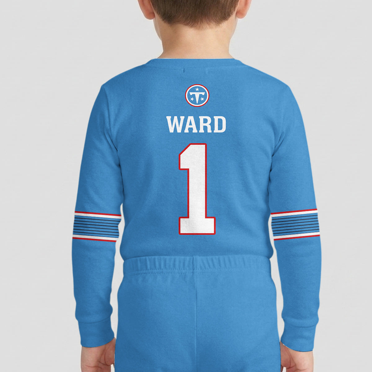 Tennessee Titans Football!! Inspired Bamboo Two Piece Long Sleeve Pajama Set