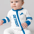 Detroit L. Football JG 0! Inspired Bamboo Two Piece Long Sleeve Pajama Set