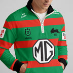 Rabbitohs Quarterzip Waffle Sweatshirt