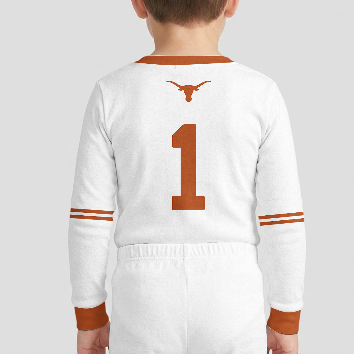 Texas Longhorns Football!! Inspired Bamboo Two Piece Long Sleeve Pajama Set