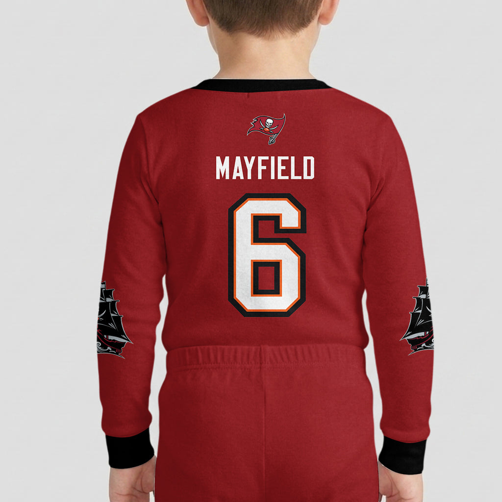 Tampa Bay Buccaneers Football!! Inspired Bamboo Two Piece Long Sleeve Pajama Set