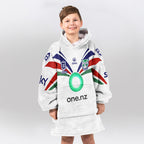New Zealand 2026 Erin Clark 13 Away Unisex Blanket Hoodie