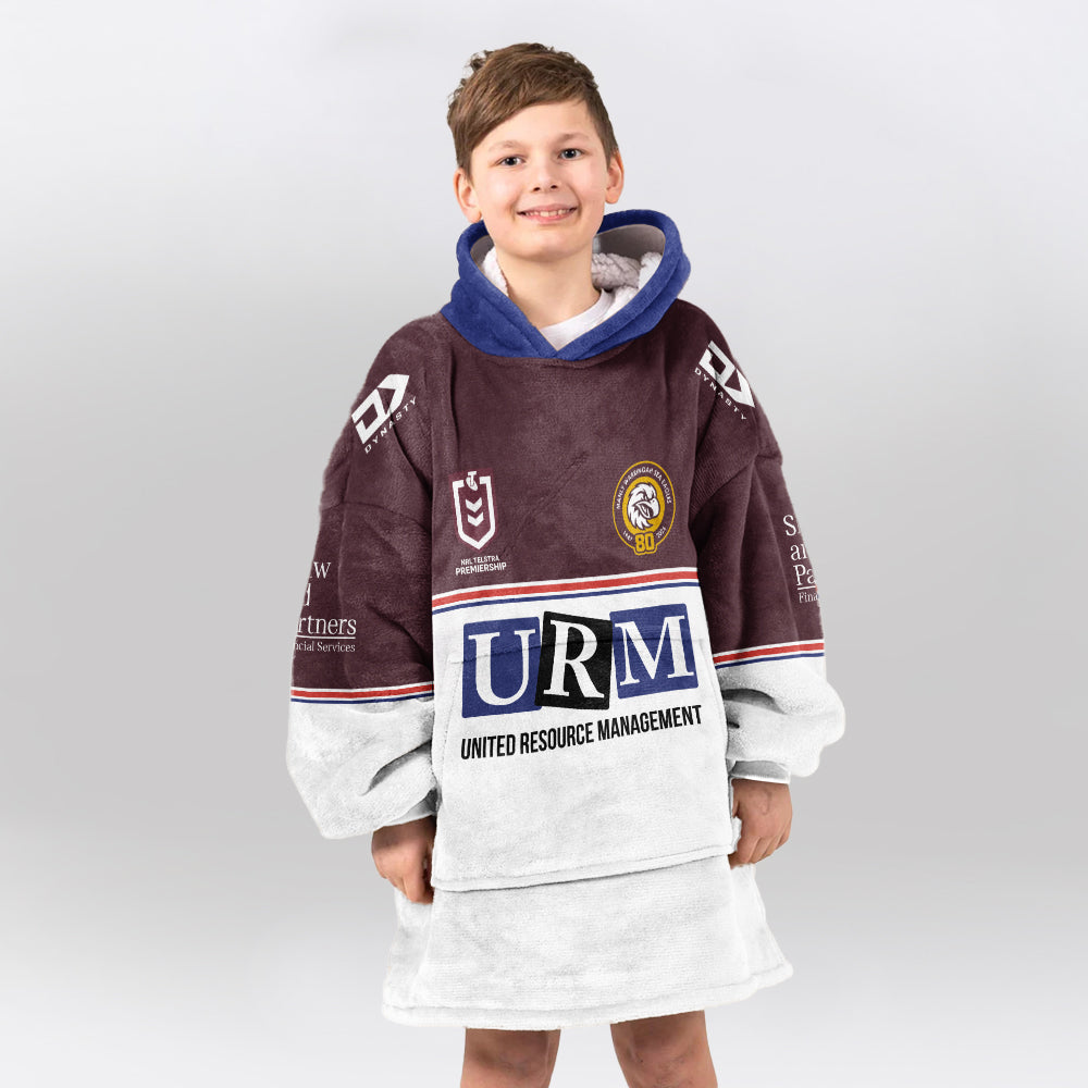 Manly Warringah Unisex Blanket Hoodie