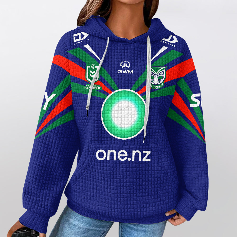 New Zealand 2026 Home Unisex Waffle Hoodie