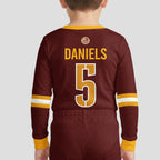 Commanders Football JD 5! Inspired Bamboo Two Piece Long Sleeve Pajama Set