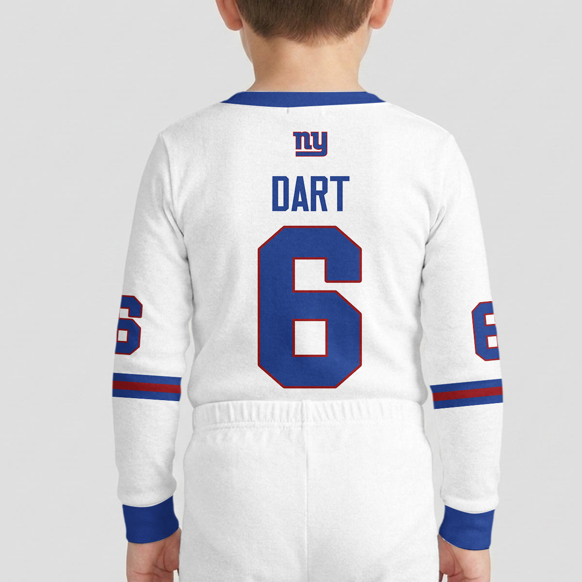 Giants Football! Inspired Bamboo Two Piece Long Sleeve Pajama Set