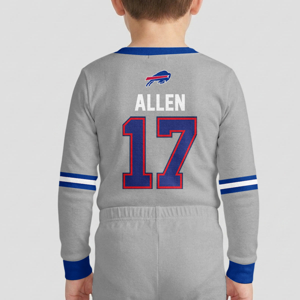 Buffalo Football Joshua 17! Inspired Bamboo Two Piece Long Sleeve Pajama Set