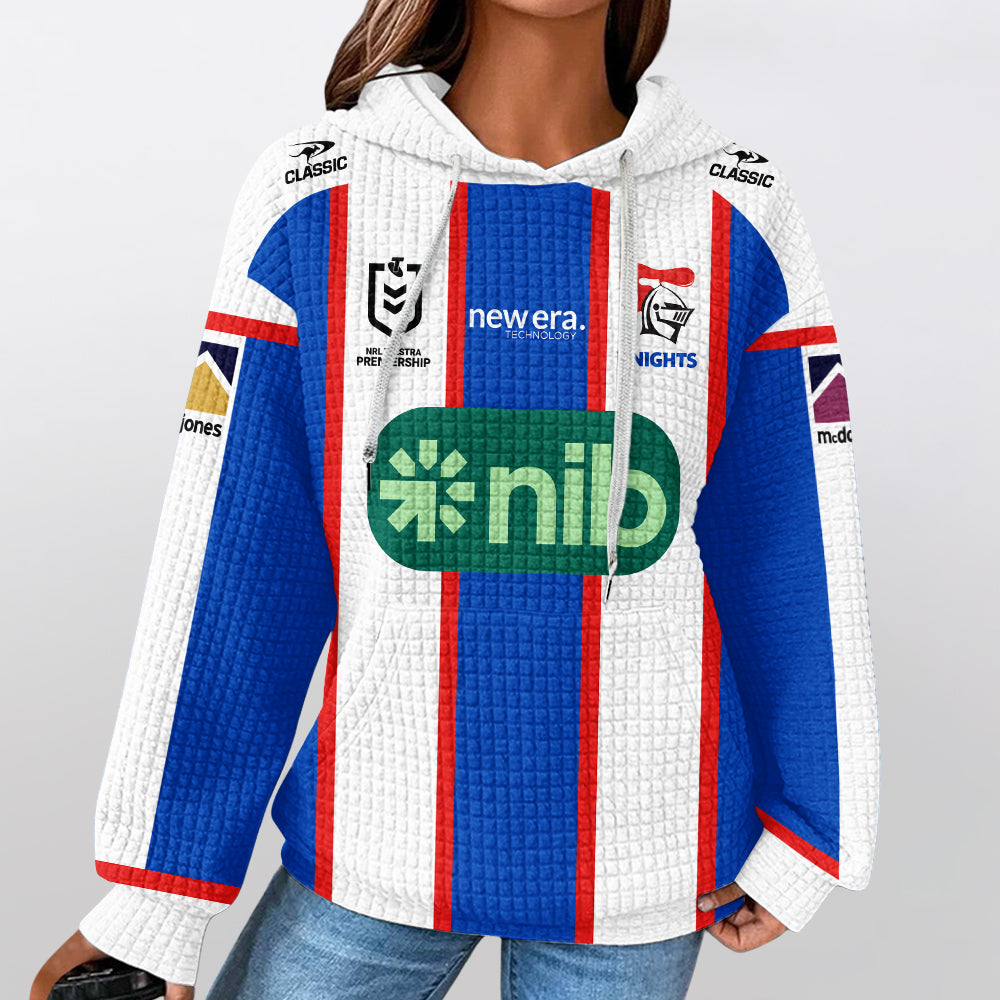 Newcastle Unisex Kalyn Ponga Away Waffle Hoodie