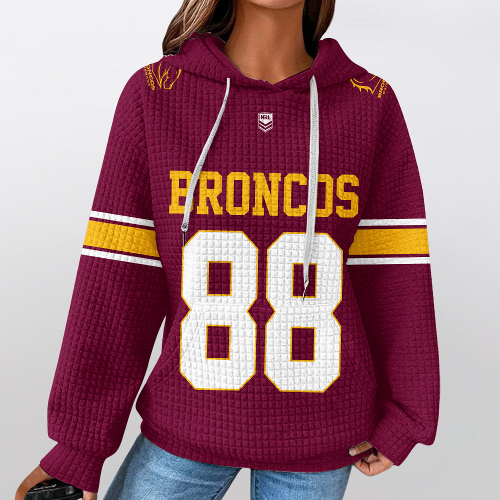 Brisbane Unisex Waffle Hoodie