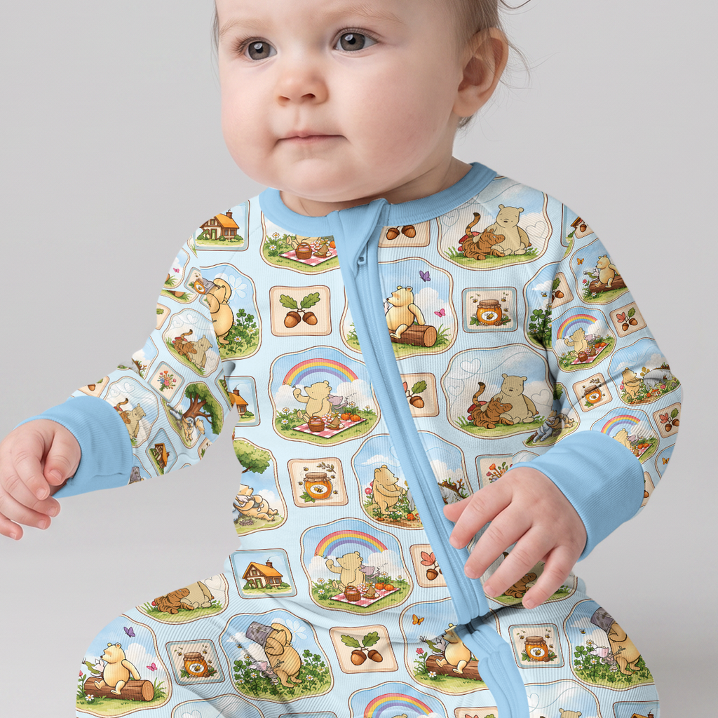 Silly Bear and Friends Bamboo Convertible Zippy