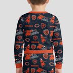 Chicago Football x Captain Inspired Bamboo Two Piece Long Sleeve Pajama Set