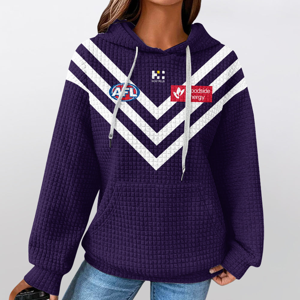 Fremantle Dockers Unisex Waffle Hoodie