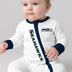 Seahawks Football! Inspired Bamboo Two Piece Long Sleeve Pajama Set