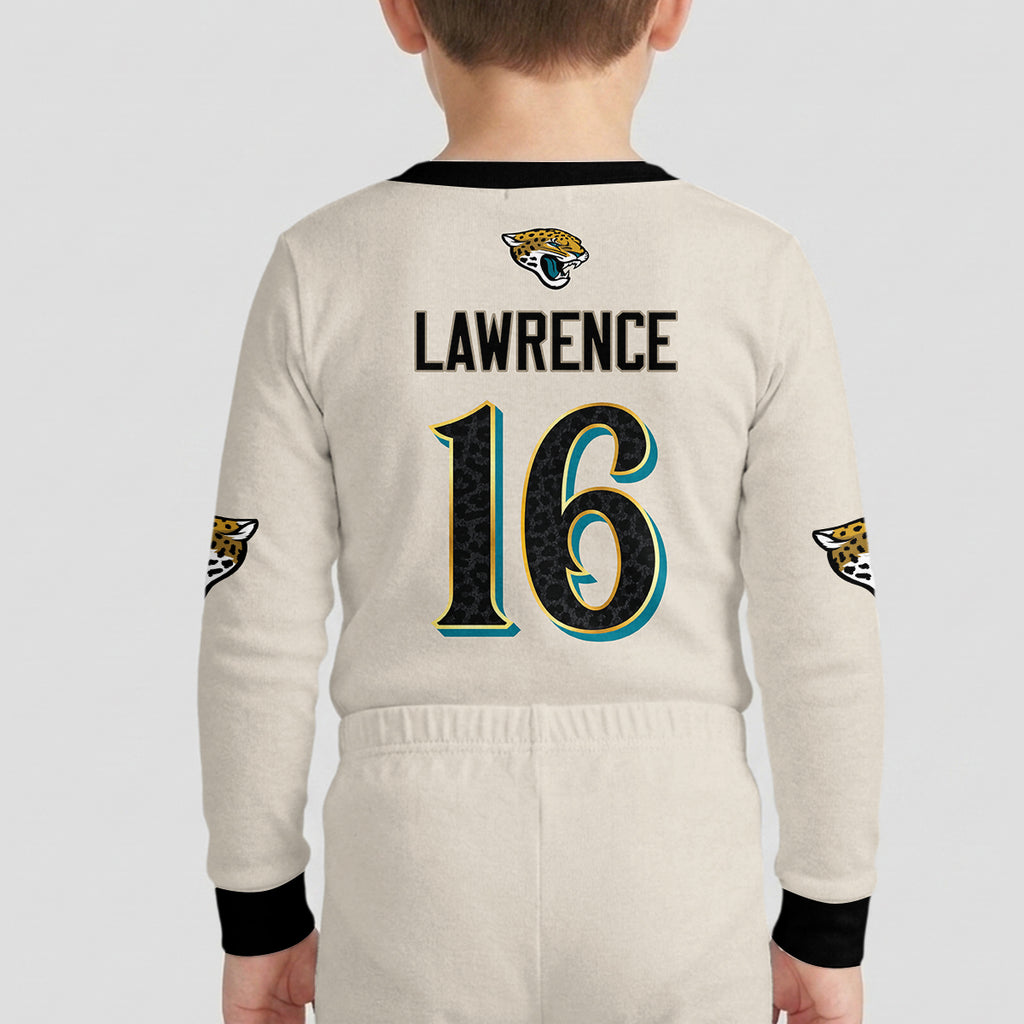 Jacksonville J. Football!! Inspired Bamboo Two Piece Long Sleeve Pajama Set