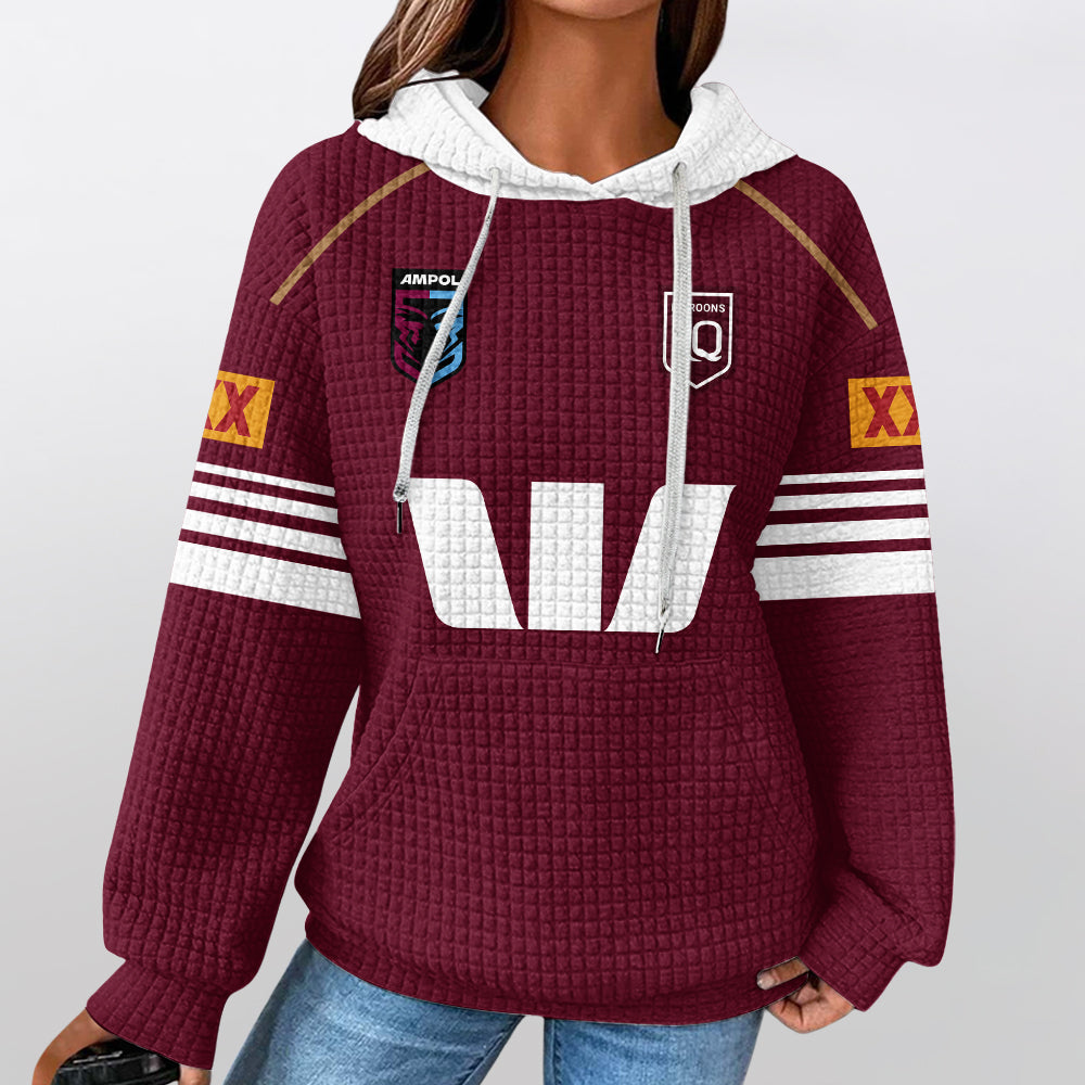 Queensland Rugby 2026 Waffle Hoodie