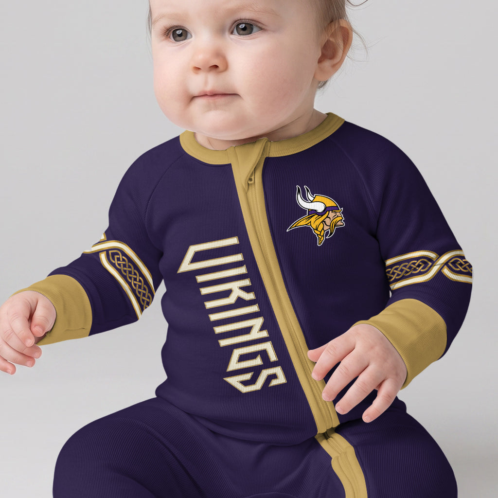 Vikings Football JJ 18 Inspired Bamboo Convertible Zippy